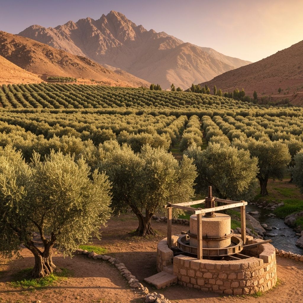 From Field to Table: Moroccan Olive Oil Production